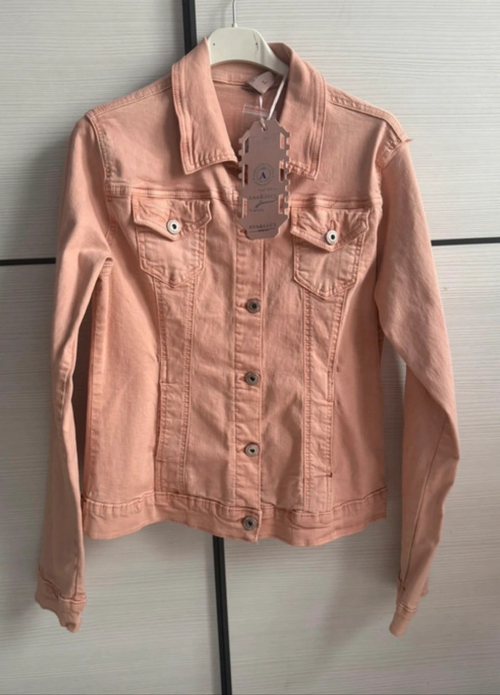 Chaqueta vaquera Ana & Lucy color salmón Talla L (Nueva con etiqueta)